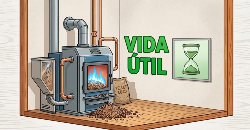 vida util estufa pellets